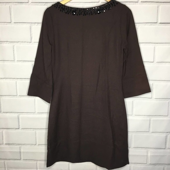 BCBG MaxAzria Cocoa/Black Jeweled Dress New with tags! Style#BC30413 Size Small - Picture 3 of 8